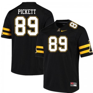 Men Dorian Pickett Black Appalachian State University #89 Jersey 550934-373