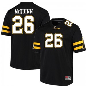 Men Matthew McQuinn Black Mountaineers #26 Jersey 492973-714