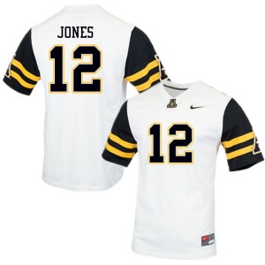 Men Steven Jones White Mountaineers #12 Jersey 314379-148
