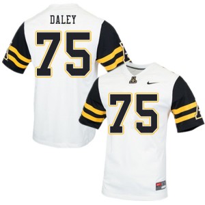 Men Damion Daley White Appalachian State Mountaineers #75 Jersey 933876-740
