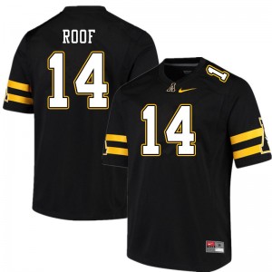Men T.D. Roof Black Appalachian State Mountaineers #14 Jersey 520841-120
