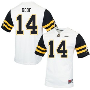 Men T.D. Roof White Appalachian State University #14 Jersey 495743-949
