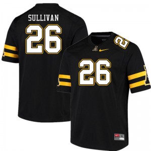 Men Caden Sullivan Black Appalachian State #26 Jersey 250760-890
