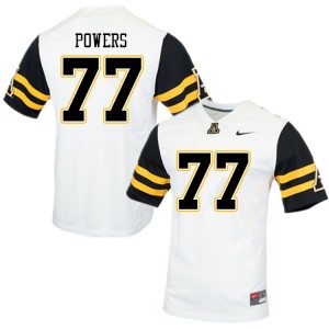 Men Colston Powers White Appalachian State University #77 Jersey 111031-914