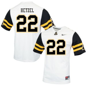 Men Michael Hetzel White Appalachian State #22 Jersey 670644-837
