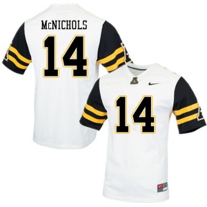 Men Travis McNichols White Mountaineers #14 Jersey 582724-134