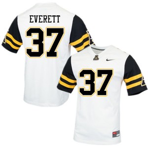 Men Carter Everett White Appalachian State University #37 Jersey 209698-458