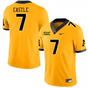 Men Anderson Castle Gold Appalachian State University #7 Jersey 726002-199