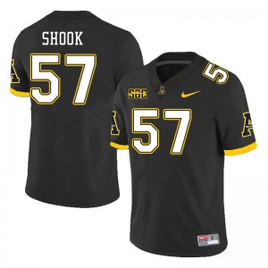 Men Austin Shook Black Mountaineers #57 Jersey 602548-957