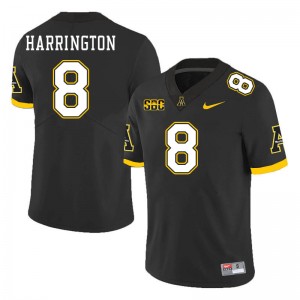 Men Brendan Harrington Black Mountaineers #8 Jersey 310687-286