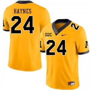 Men Cahari Haynes Gold Appalachian State #24 Jersey 230464-477
