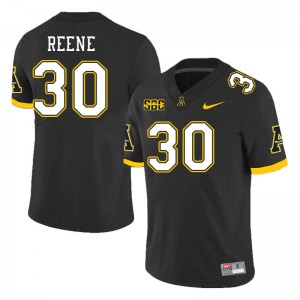 Men Carter Greene Black Appalachian State University #30 Jersey 573933-962