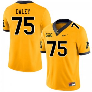 Men Damion Daley Gold Appalachian State #75 Jersey 701766-274