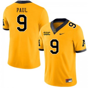 Men Jarrett Paul Gold Appalachian State University #9 Jersey 763463-733