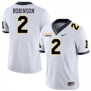 Men Kaedin Robinson White Appalachian State #2 Jersey 761348-656