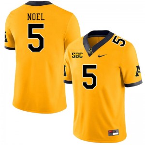 Men Nate Noel Gold Appalachian State University #5 Jersey 826688-302