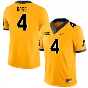 Men Nick Ross Gold Mountaineers #4 Jersey 696496-386