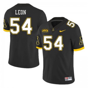 Men Orlando Leon Black Appalachian State #54 Jersey 868022-392