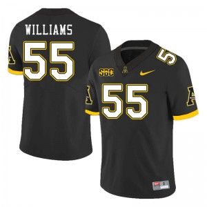 Men Seth Williams Black Mountaineers #55 Jersey 276675-198