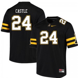 Men Anderson Castle Black Appalachian State #24 Jersey 181614-408