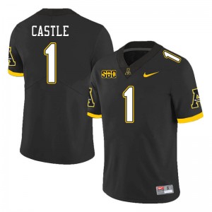 Men Anderson Castle Black Appalachian State University #1 Jersey 754169-355