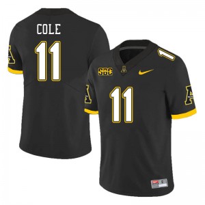 Men Avarion Cole Black Appalachian State #11 Jersey 636719-371