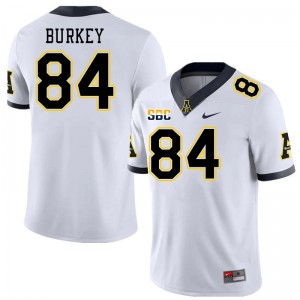Men Ayden Burkey White Appalachian State #84 Jersey 348165-912