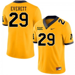Men Carter Everett Gold Mountaineers #29 Jersey 396599-623