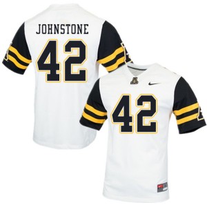 Men Christian Johnstone White Appalachian State University #42 Jersey 651738-322