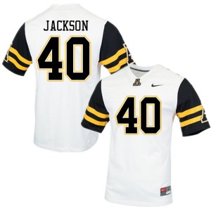 Men Cole Jackson White Mountaineers #40 Jersey 160712-822