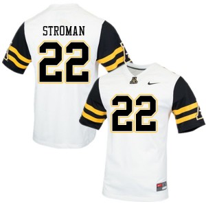 Men Dalton Stroman White Appalachian State University #22 Jersey 584817-626