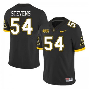 Men Danny Stevens Black Appalachian State #54 Jersey 869841-931