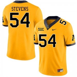Men Danny Stevens Gold Mountaineers #54 Jersey 127430-793