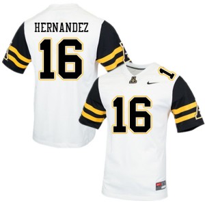 Men David Hernandez White Mountaineers #16 Jersey 947194-881