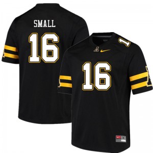 Men Donte Small Black Appalachian State Mountaineers #16 Jersey 959465-702