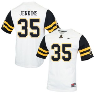 Men Emmanuel Jenkins White Appalachian State #35 Jersey 652425-375