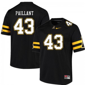 Men Hansky Paillant Black Appalachian State Mountaineers #43 Jersey 243289-853