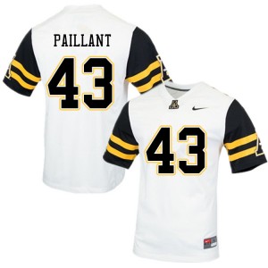 Men Hansky Paillant White Appalachian State University #43 Jersey 693733-479
