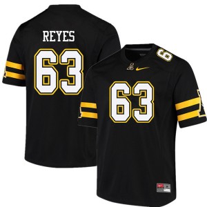 Men Ivan Reyes Black Appalachian State Mountaineers #63 Jersey 225648-778