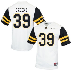Men Jackson Greene White Appalachian State #39 Jersey 278639-546