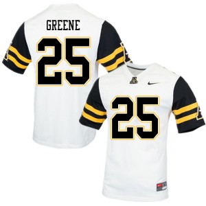 Men Jackson Greene White Mountaineers #25 Jersey 120682-910