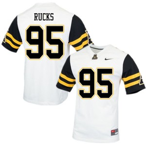 Men Jamar Rucks White Mountaineers #95 Jersey 252522-225