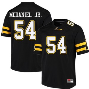 Men Jermaine McDaniel Jr. Black Appalachian State University #54 Jersey 885135-259