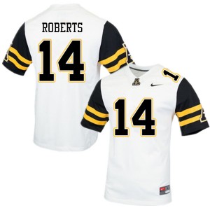 Men Kanye Roberts White Appalachian State University #14 Jersey 720366-298