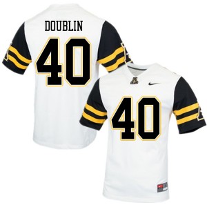 Men Logan Doublin White Appalachian State University #40 Jersey 793682-963