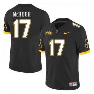 Men Mason McHugh Black Appalachian State #17 Jersey 945770-347