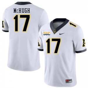 Men Mason McHugh White Appalachian State Mountaineers #17 Jersey 634392-285