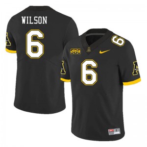 Men Matthew Wilson Black Mountaineers #6 Jersey 107935-322