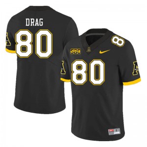 Men Max Drag Black Mountaineers #80 Jersey 423880-316