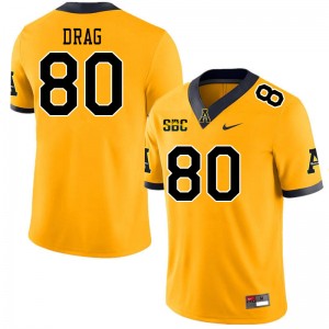 Men Max Drag Gold Mountaineers #80 Jersey 804507-993